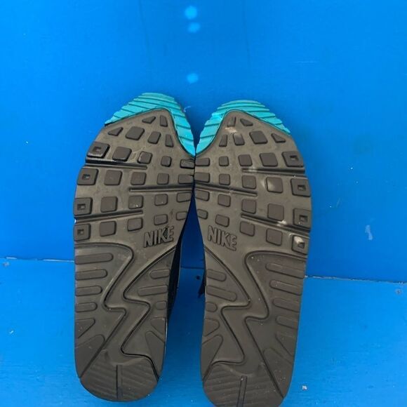 Nike Air Max 90 Tiger Camo Premium Black/Sail Blue 333888-021 Men's Size 8 - Picture 8 of 8